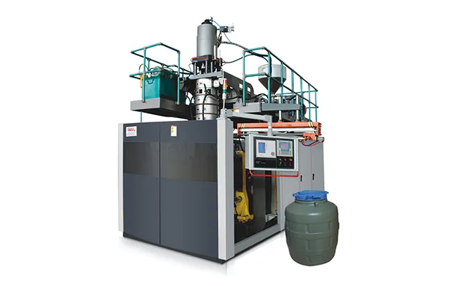 Full Automatic PP HDPE Barrel Extrusion Blow Molding Machine